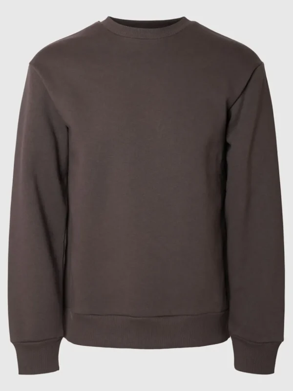 SELECTED LÅNGA ÄRMAR SWEATSHIRT Brown Sale