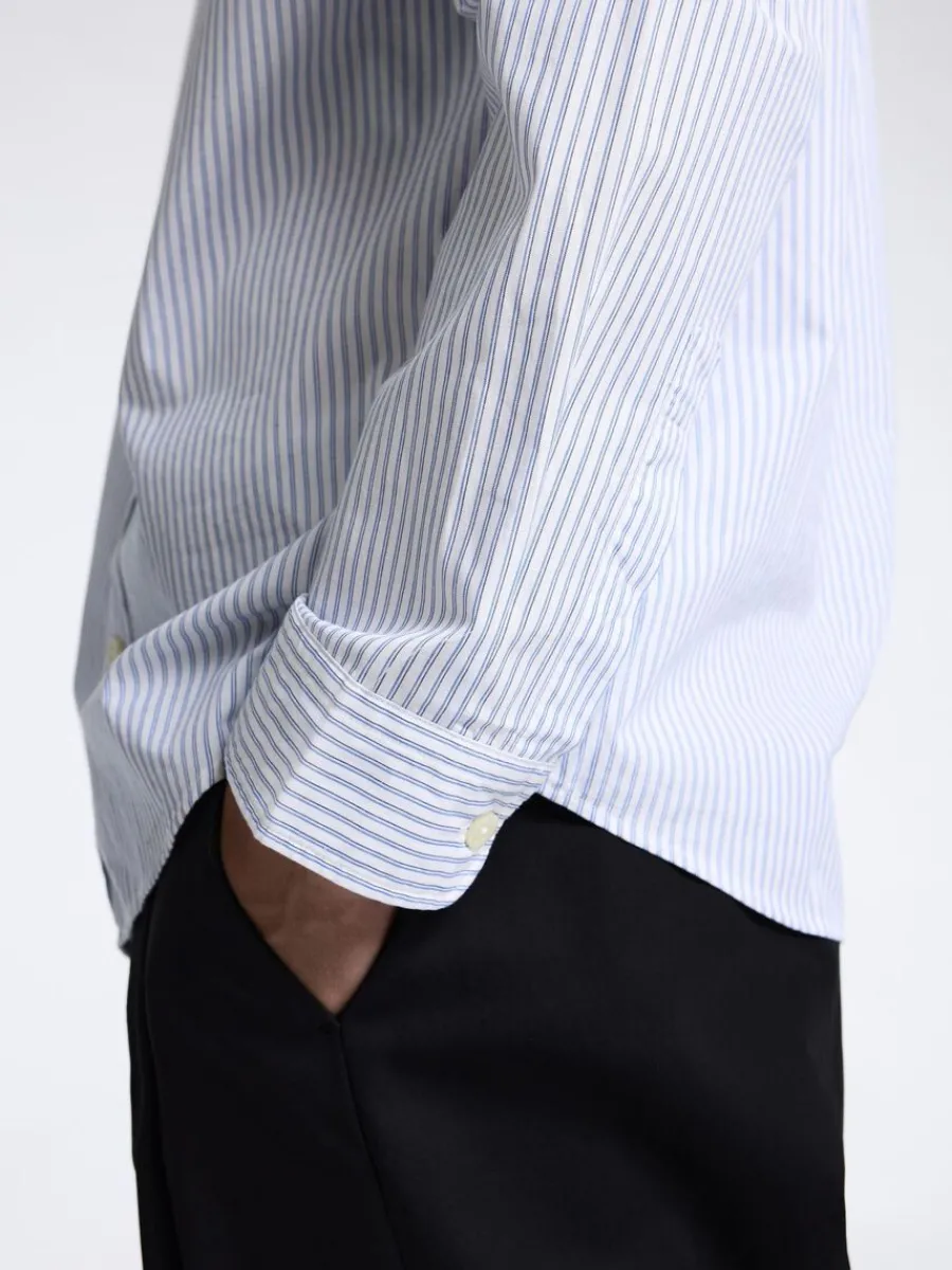 lngrmad_buttondownskjorta_5.webp SELECTED LÅNGÄRMAD BUTTON-DOWN-SKJORTA Blue Outlet