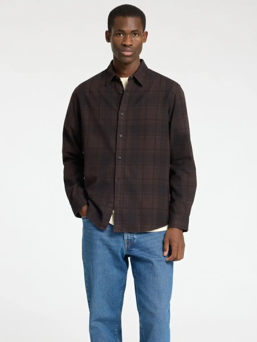 lngrmad_flanellskjorta_0.webp SELECTED LÅNGÄRMAD FLANELLSKJORTA Brown Discount