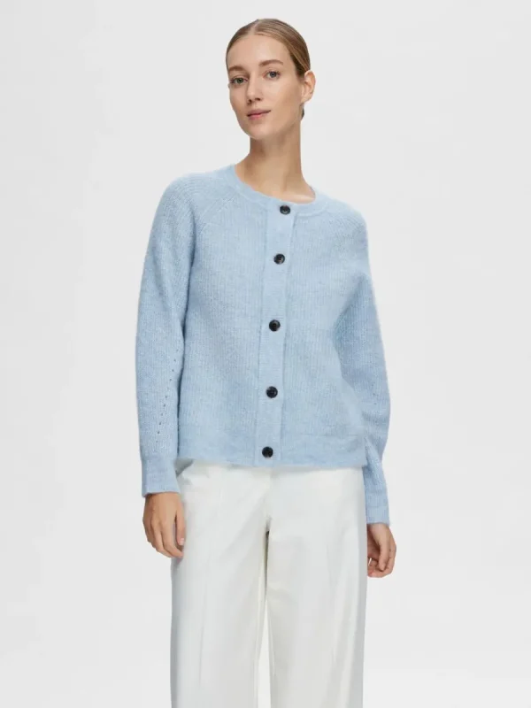 SELECTED LÅNGÄRMAD KOFTA Blue Sale