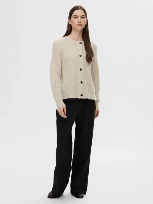 SELECTED LÅNGÄRMAD KOFTA Beige Shop