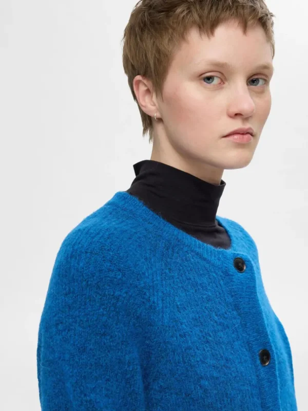 SELECTED LÅNGÄRMAD KOFTA Blue Best Sale