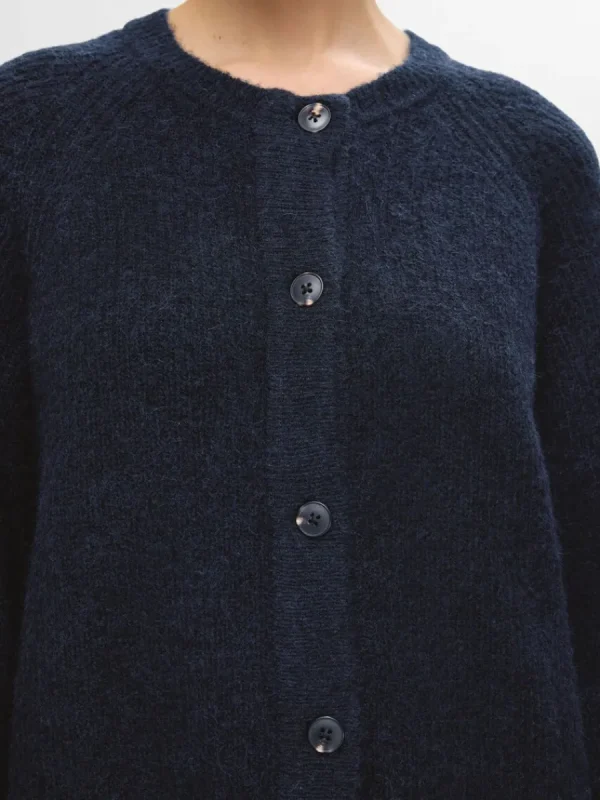 SELECTED LÅNGÄRMAD KOFTA Blue Shop