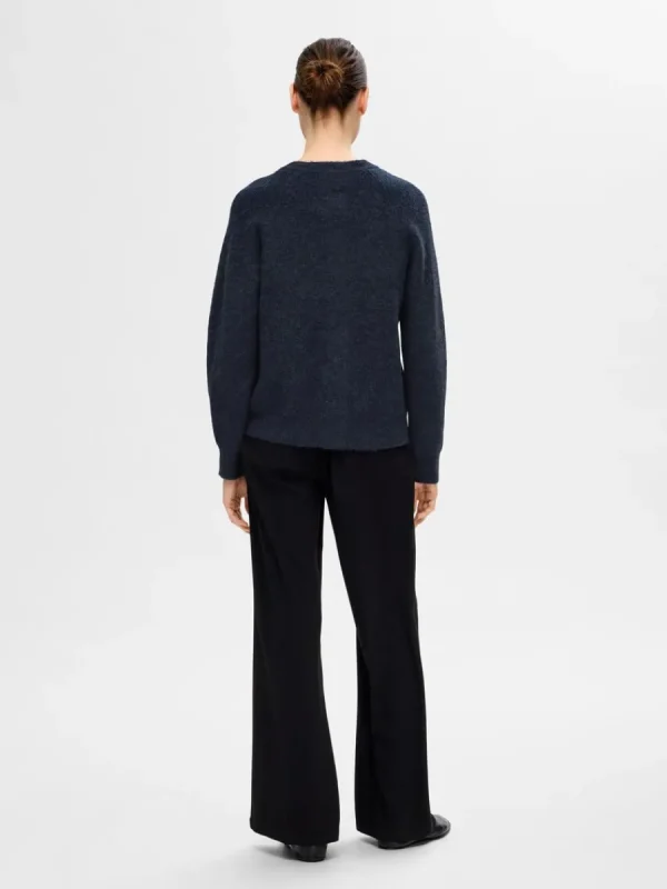 SELECTED LÅNGÄRMAD KOFTA Blue Shop