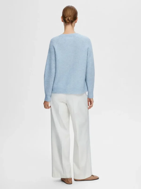 SELECTED LÅNGÄRMAD KOFTA Blue Sale