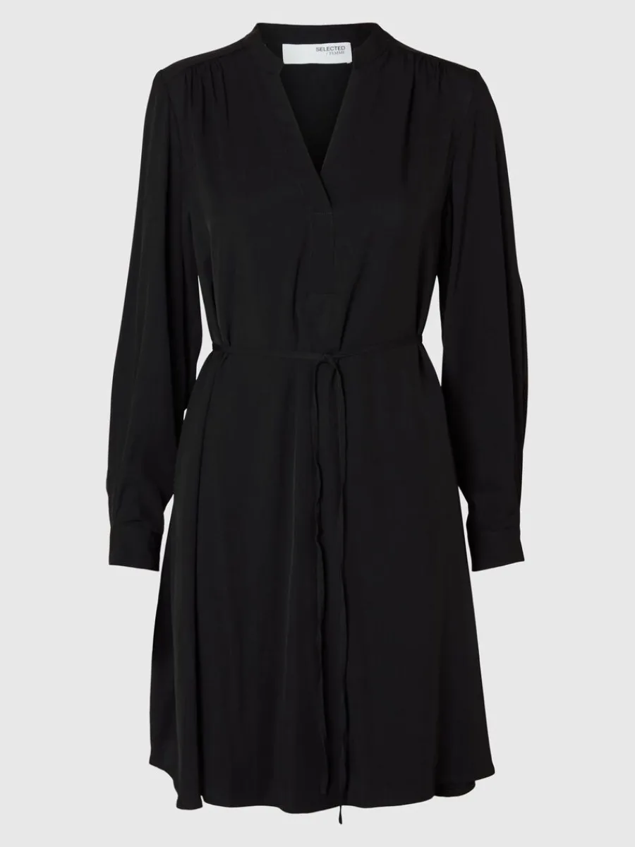 lngrmad_kort_klnning_5-3.webp SELECTED LÅNGÄRMAD KORT KLÄNNING Black Outlet