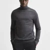 SELECTED LÅNGÄRMAD POLOTRÖJA TRÖJA Grey Best Sale