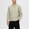 SELECTED LÅNGÄRMAD SKJORTA Green Best Sale