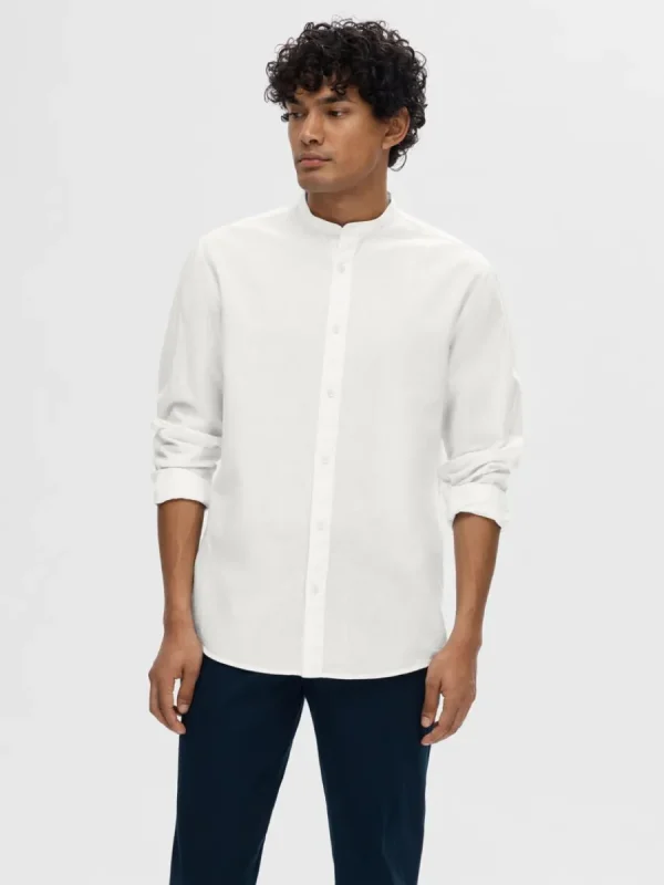 SELECTED LÅNGÄRMAD SKJORTA White New