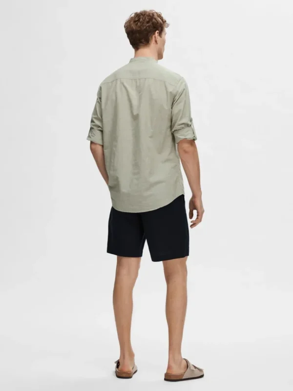 SELECTED LÅNGÄRMAD SKJORTA Green Cheap