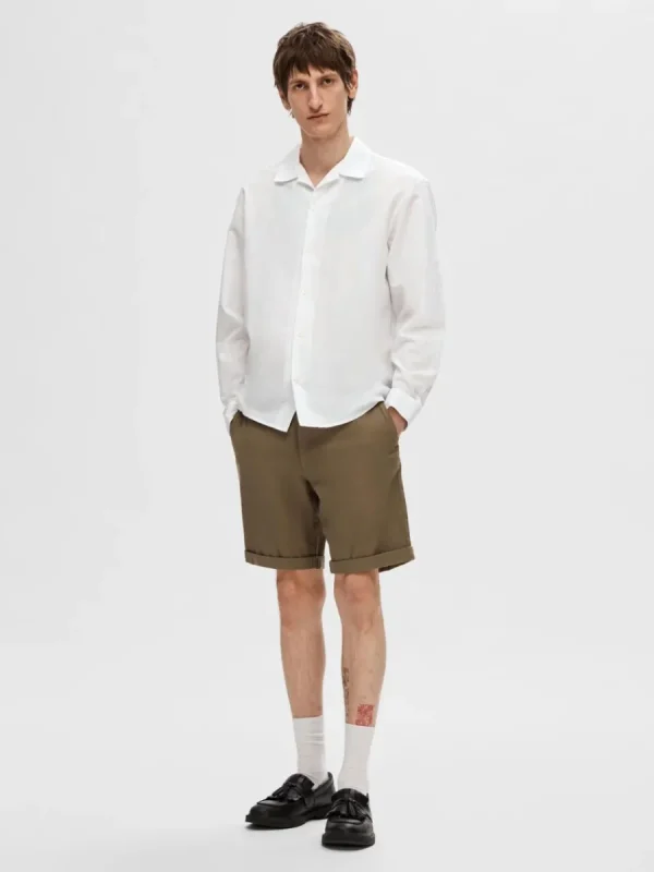 SELECTED LÅNGÄRMAD SKJORTA White Discount