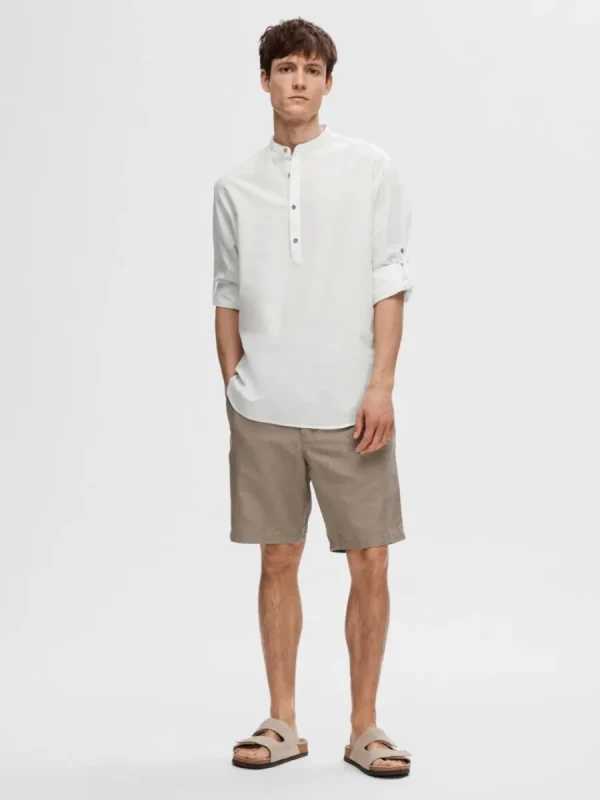 SELECTED LÅNGÄRMAD SKJORTA White Fashion