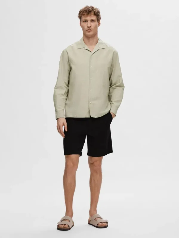 SELECTED LÅNGÄRMAD SKJORTA Green Best Sale