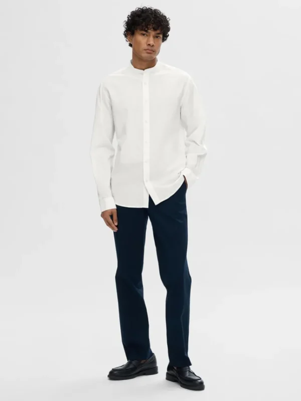 SELECTED LÅNGÄRMAD SKJORTA White New