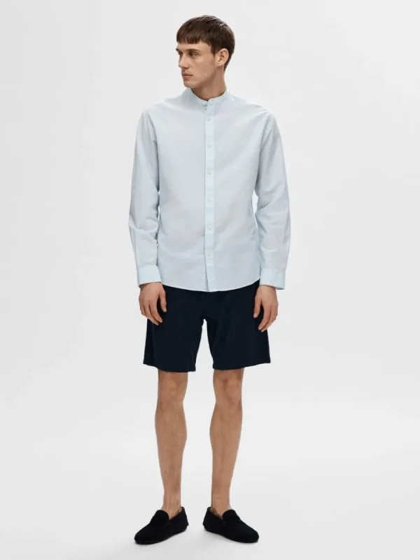 SELECTED LÅNGÄRMAD SKJORTA Blue Shop
