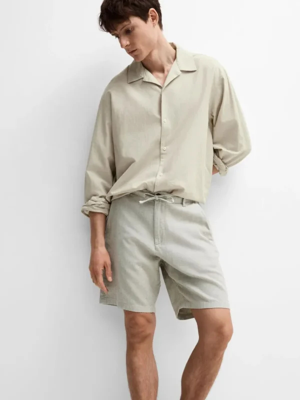 SELECTED LÅNGÄRMAD SKJORTA Beige Store