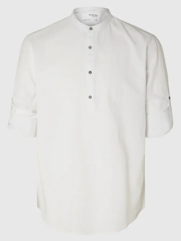SELECTED LÅNGÄRMAD SKJORTA White Fashion