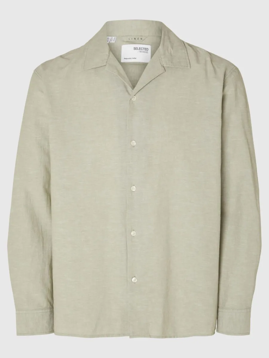 lngrmad_skjorta_4-14.webp SELECTED LÅNGÄRMAD SKJORTA Green Best Sale