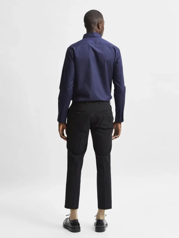 SELECTED LÅNGÄRMAD SLIM FIT SKJORTA Blue Best Sale