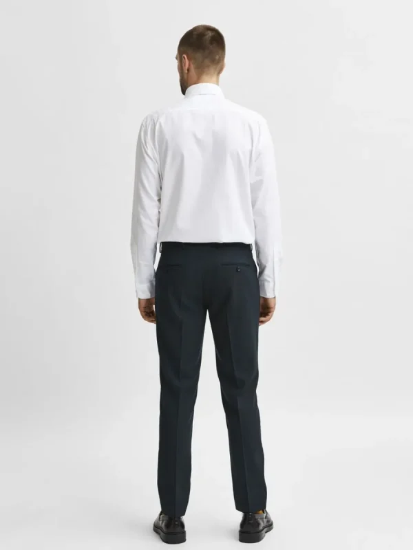 SELECTED LÅNGÄRMAD SLIM FIT SKJORTA White Flash Sale