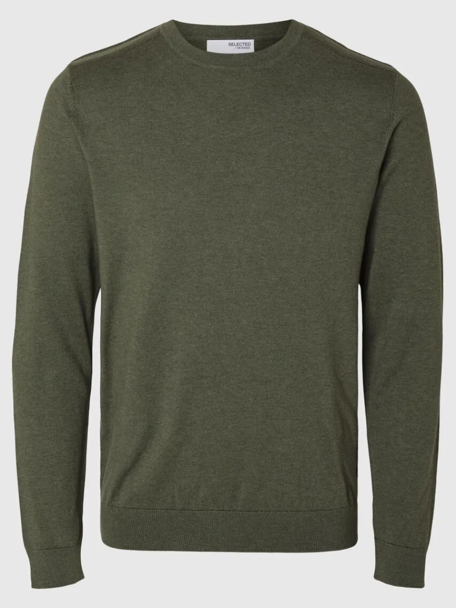 lngrmad_stickad_trja_4-26.webp SELECTED LÅNGÄRMAD STICKAD TRÖJA Green Cheap