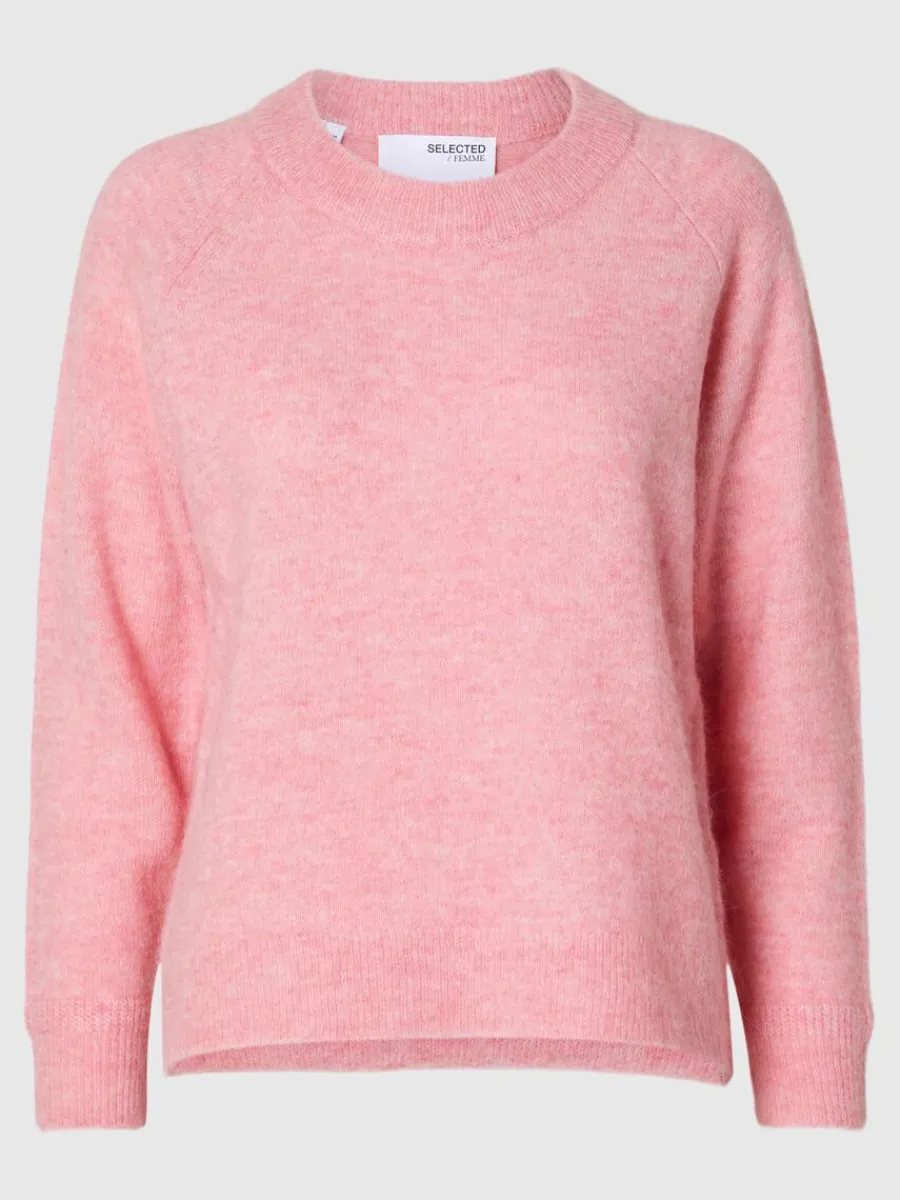 lngrmad_stickad_trja_5-5.webp SELECTED LÅNGÄRMAD STICKAD TRÖJA Pink Flash Sale