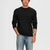 SELECTED LÅNGÄRMAD SWEATSHIRT Black Best Sale