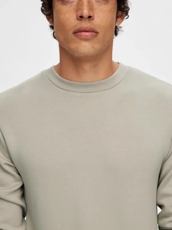 SELECTED LÅNGÄRMAD SWEATSHIRT Beige Shop