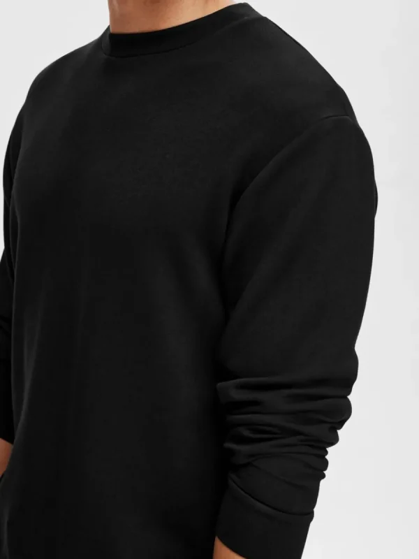 SELECTED LÅNGÄRMAD SWEATSHIRT Black Best Sale