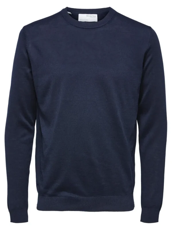 SELECTED LÅNGÄRMAD TRÖJA Blue New