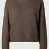 SELECTED LOOSE FIT RUNDRINGAD TRÖJA Brown Best Sale