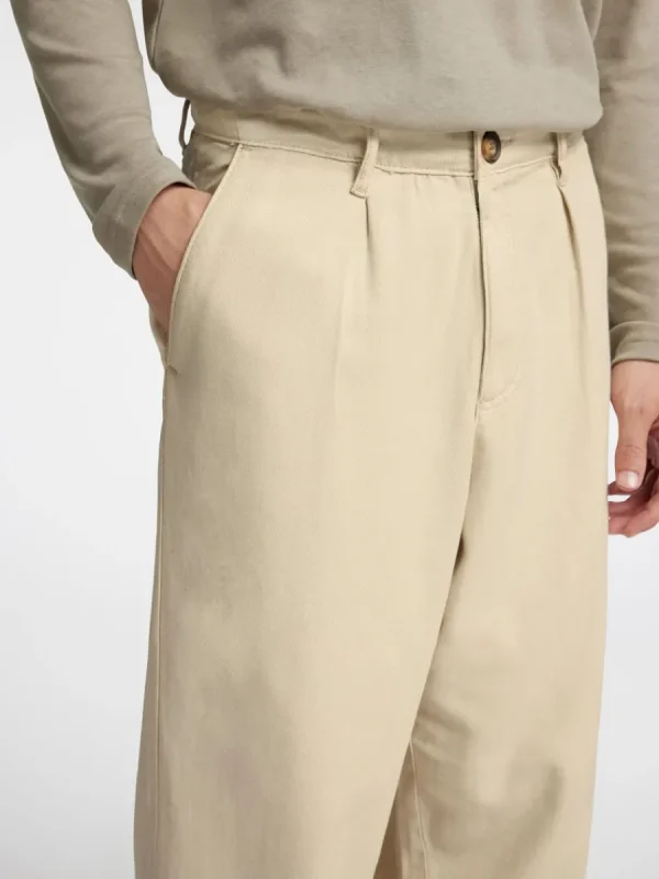 SELECTED LÖS PASSFORM BYXOR Beige Flash Sale