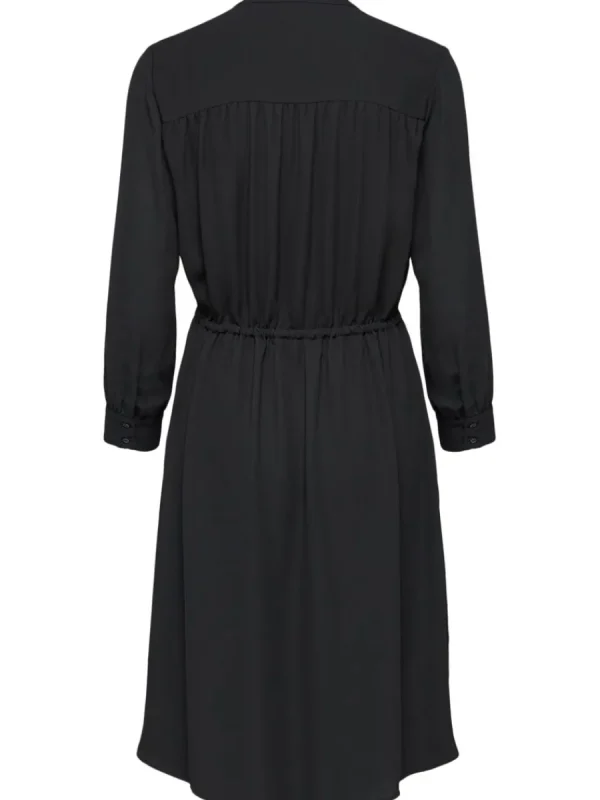SELECTED LÖS PASSFORM KORT KLÄNNING Black Cheap