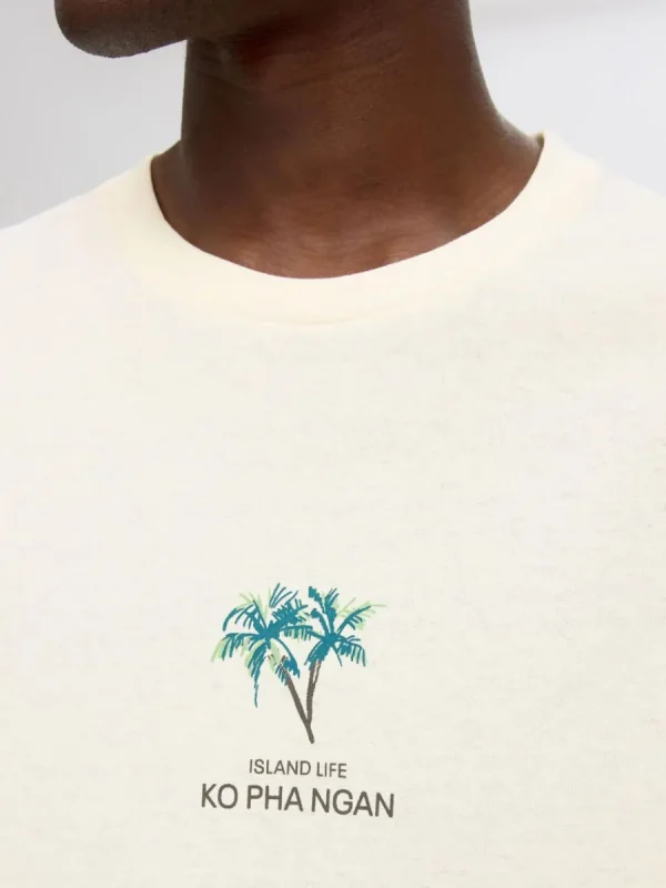 SELECTED LÖS PASSFORM T-SHIRT White Discount