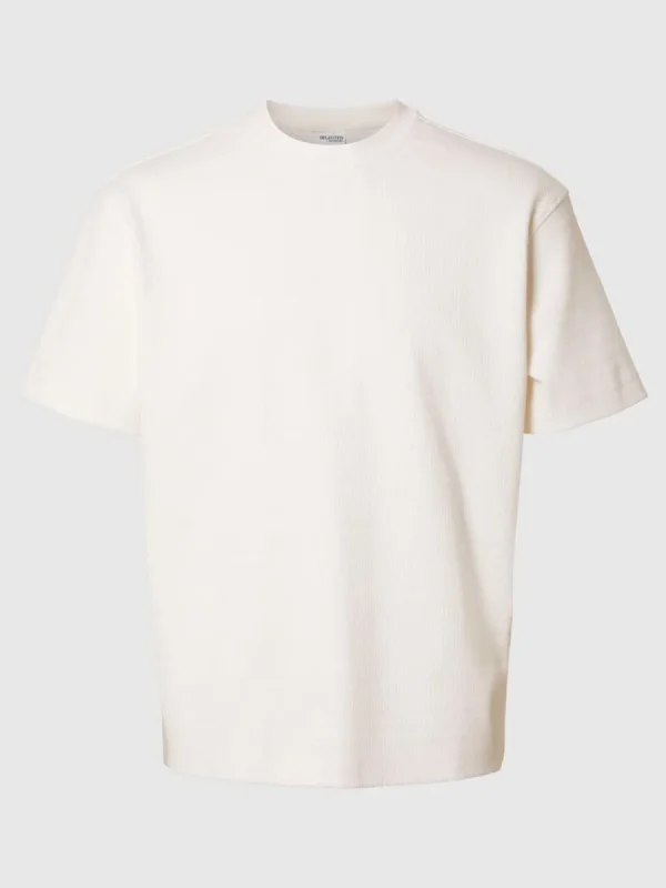 SELECTED LÖS PASSFORM T-SHIRT White Best