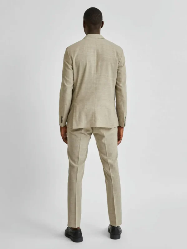 SELECTED LÄTT ENKELKNÄPPT KAVAJ Beige Outlet