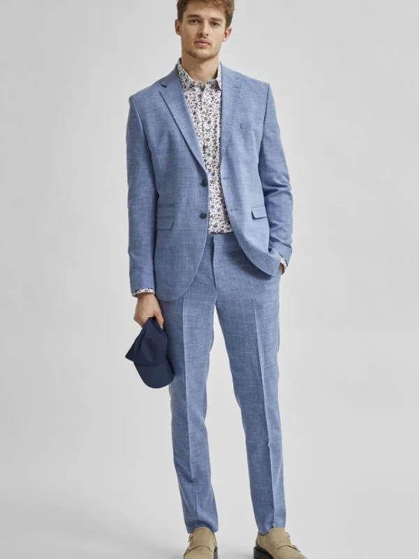 SELECTED LÄTT KOSTYMBYXOR Blue Best Sale