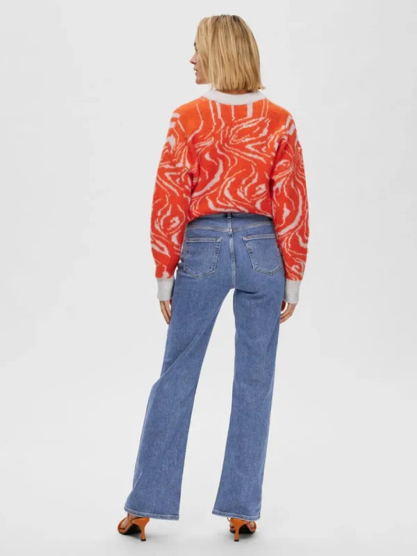 SELECTED MELLANTVÄTT HÖGA LEGGINGS Blue Best Sale