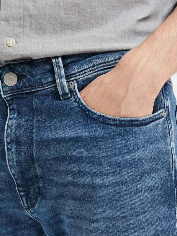 SELECTED MELLANTVÄTT SLIM FIT-JEANS Blue Best