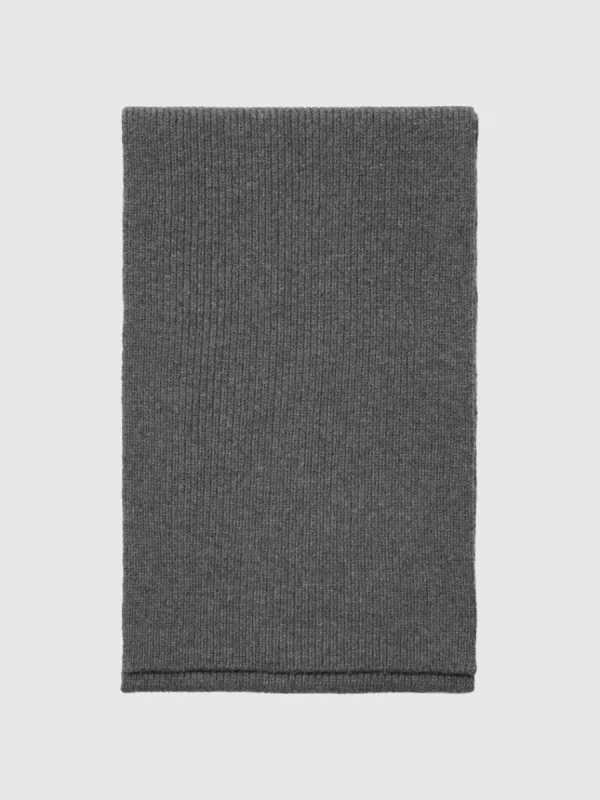 SELECTED 100% MERINOULL HALSDUK Grey Store