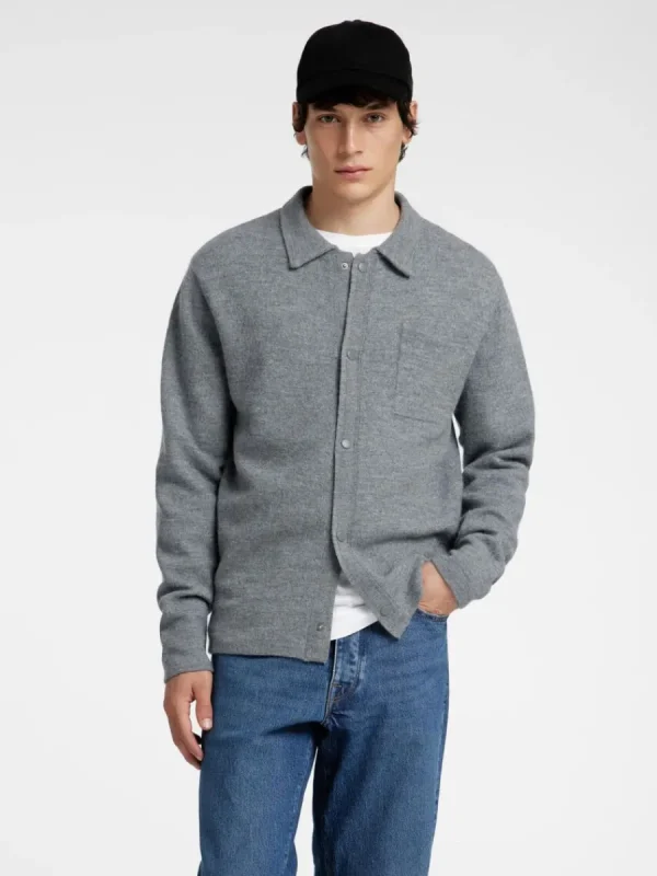 SELECTED 100% MERINOULL KOFTA Grey Fashion