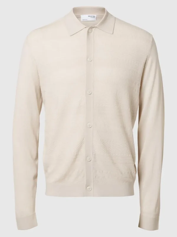 SELECTED 100% MERINOULL KOFTA Beige Discount