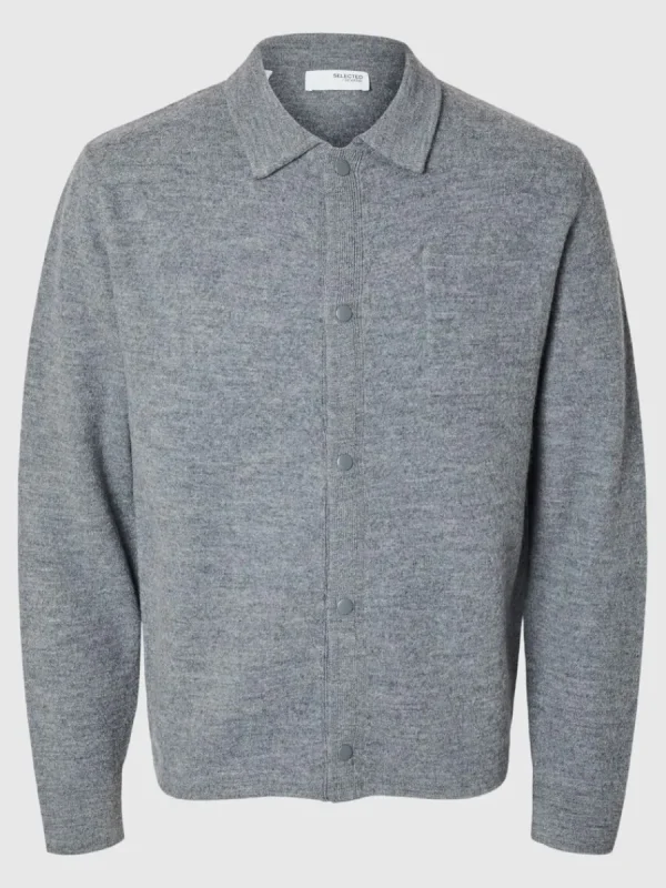 SELECTED 100% MERINOULL KOFTA Grey Fashion