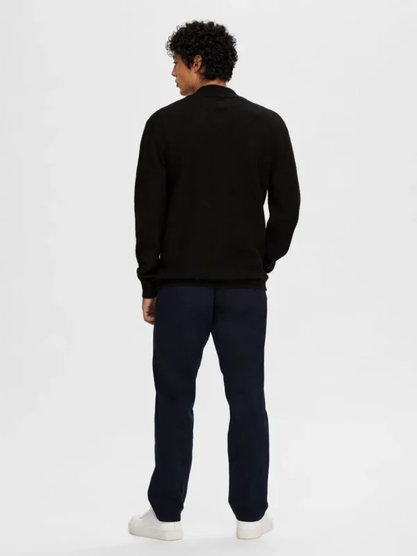 SELECTED MERINOULL KOFTA Black Best Sale