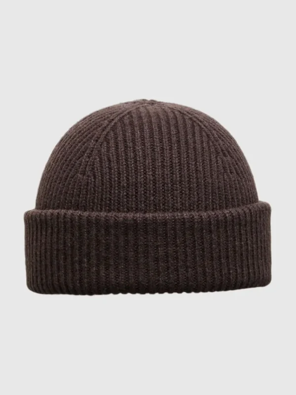 SELECTED 100% MERINOULL MÖSSA Brown Online