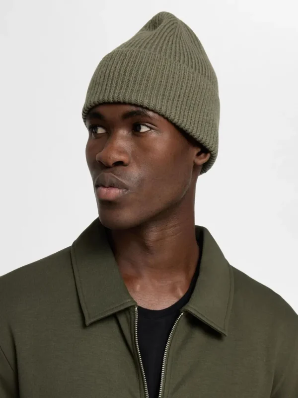 SELECTED 100% MERINOULL MÖSSA Green Best Sale