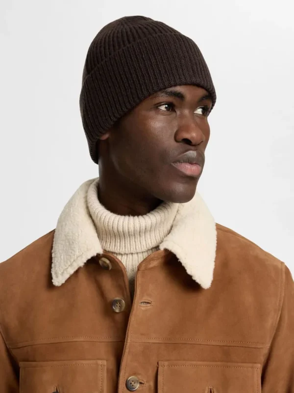 SELECTED 100% MERINOULL MÖSSA Brown Flash Sale