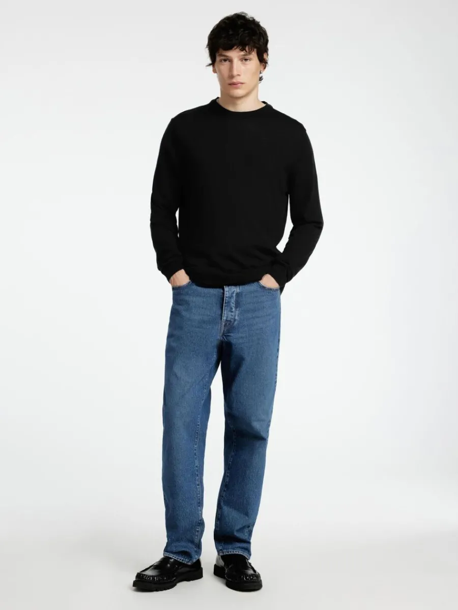 merinoull_rundringad_trj_1.webp SELECTED 100% MERINOULL RUNDRINGAD TRÖJA Black Clearance