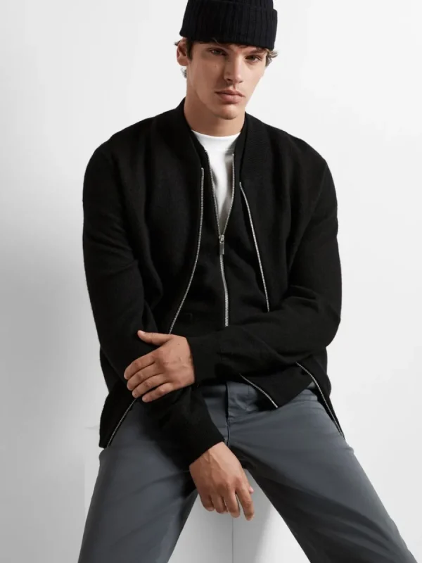 SELECTED MERINOULL VÄST Black Flash Sale