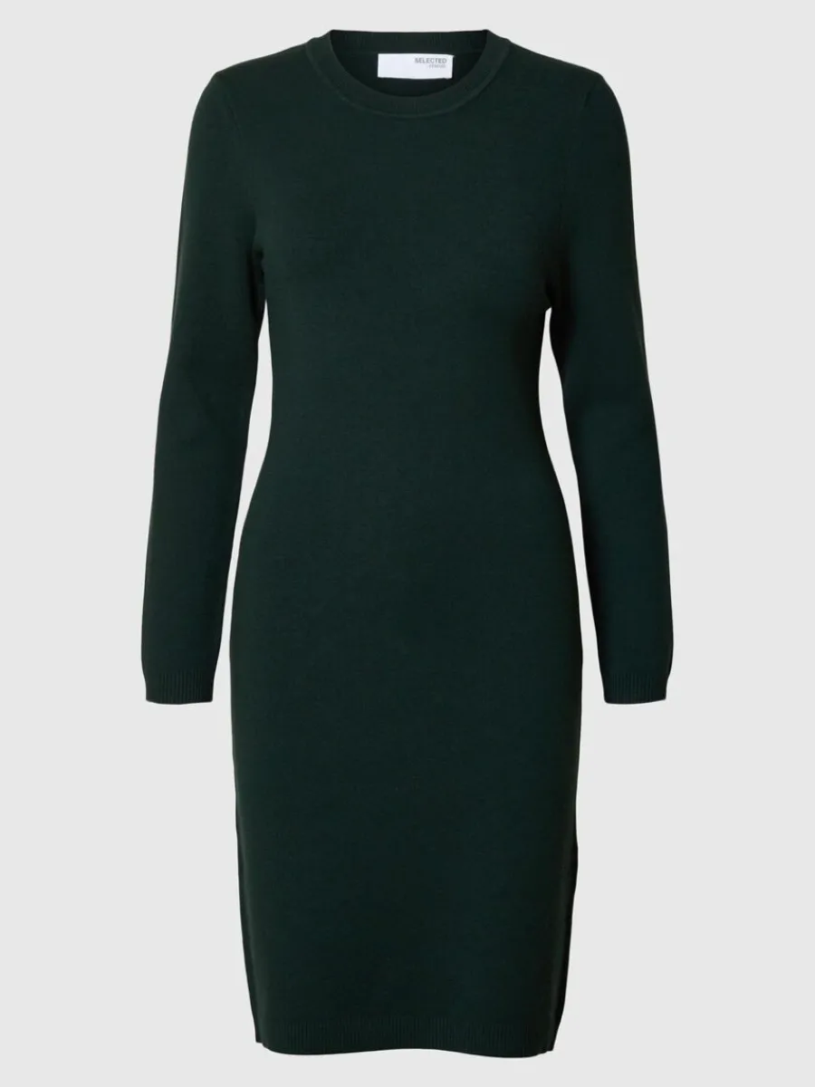 midilng_stickad_klnning_5.webp SELECTED MIDILÅNG STICKAD KLÄNNING Green Flash Sale